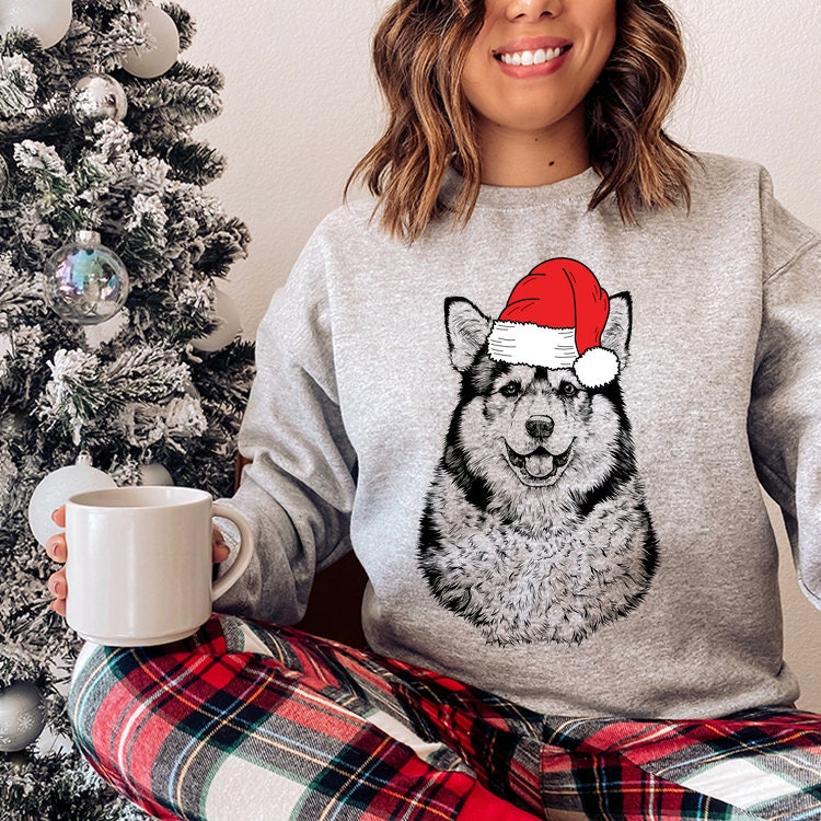 Alaskan Malamute Christmas Sweatshirt 