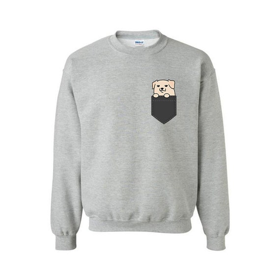 sweatshirt with pocket for dog