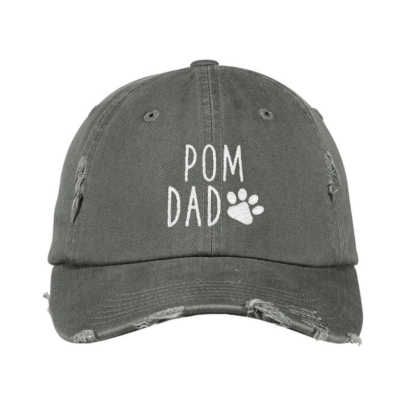 Vintage Pom Pom Beanie Rescue Mom Dogs Cats A Embroidery Acrylic 1 Size