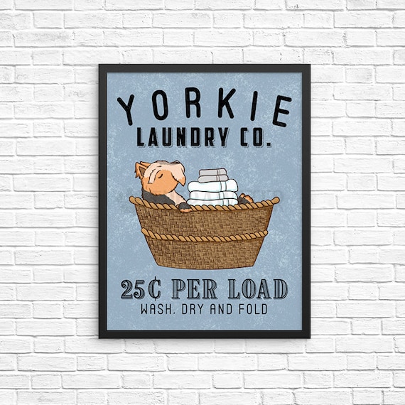 Yorkie Laundry Basket Yorkie Laundry Basket