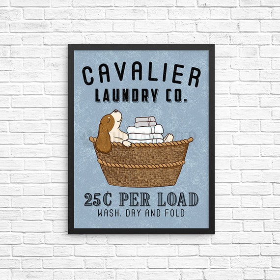 Cavalier King Charles Spaniel Laundry Basket Cavalier King Charles Spaniel Laundry Basket