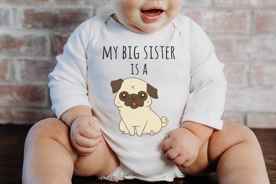 Pug clearance baby grow