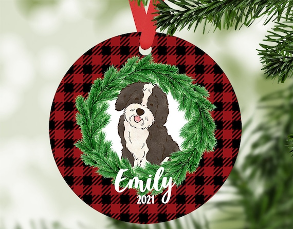 sheepadoodle christmas decoration