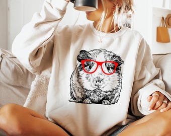 Guinea Pig Shirt, Guinea Pig Sweatshirt, Cute Guinea Pig Lover Gift, Funny Animal Lover Gift, Guinea Pig Mom Tshirt