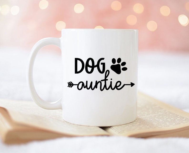 Best Dog Aunt Ever Coffee Mug - Funny Gift For Dog Lovers, Microwave Safe Ceramic Mug