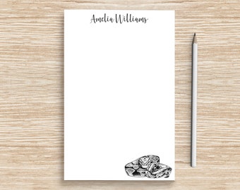 Ball Python Notepad, Custom Name Notepad, Personalized Python Snake Mom Stationery, Veterinarian Graduation Gift, Reptile Animal Lover Gifts