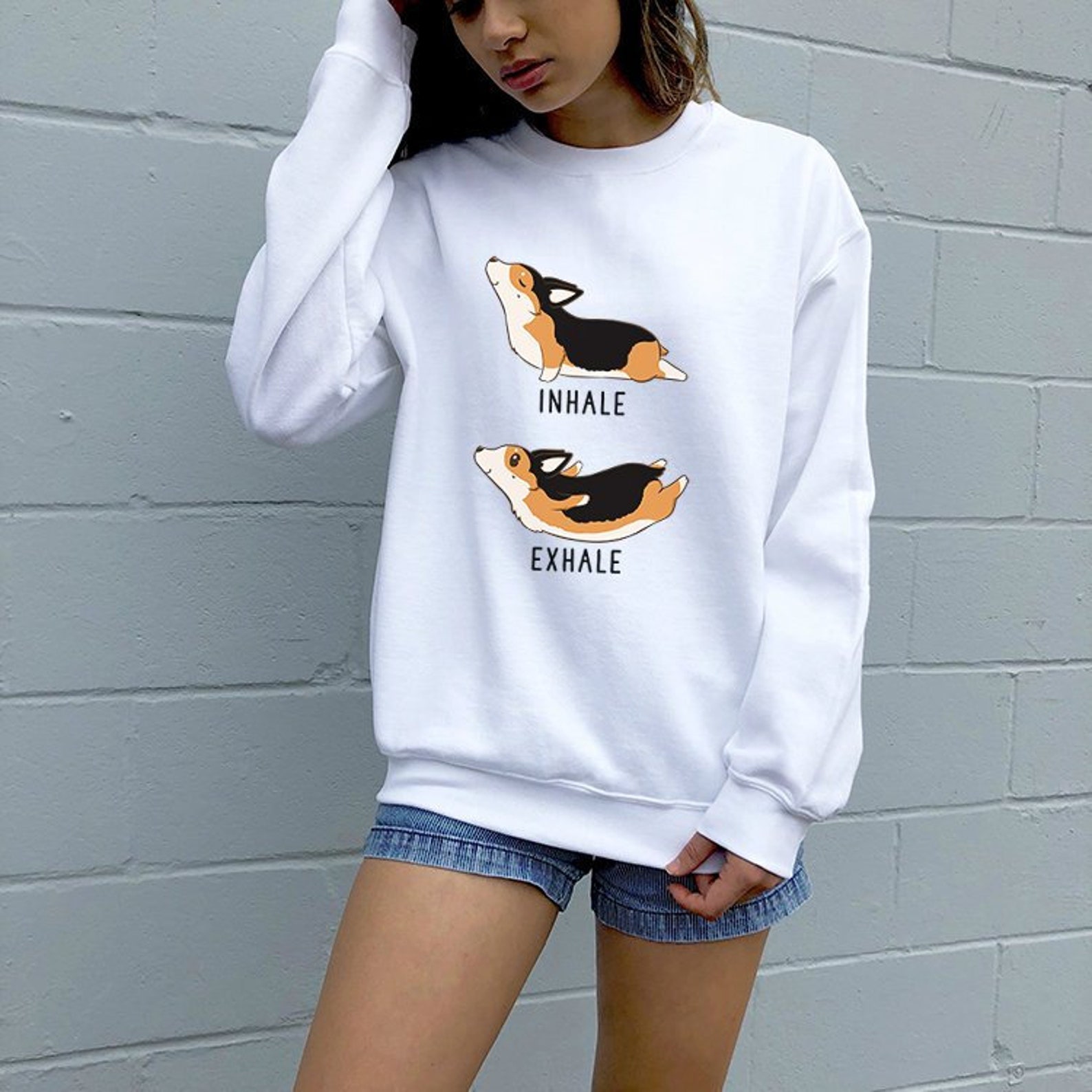 Corgi Yoga Hoodie