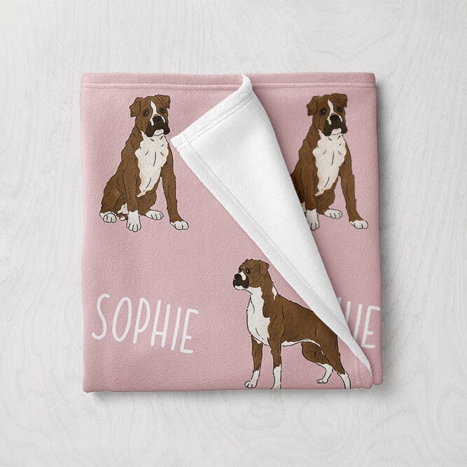 Boxer in blanket sale