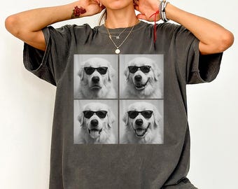 Great Pyrenees Shirt, Photobooth Great Pyrenees Dog Tshirt, Funny Dog Comfort Colors Shirt, Great Pyrenees Lover Gifts, PYR Dog Mom Gift