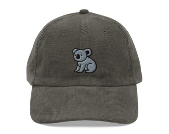 Koala Hat, Koala Cap, Beanie, Koala Embroidered Baseball Hat, Animal Dad Hat, Koala Lover Cap, Fathers Day Gift