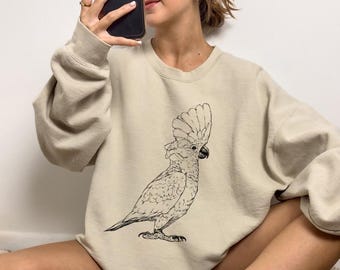 Umbrella Cockatoo Shirt, White Cockatoo Sweatshirt, Cute Bird Mom Gift, Funny Parrot Lover Gift, Umbrella Cockatoo Tshirt
