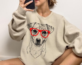 Jack Russell Terrier Shirt, Jack Russell Mom Sweatshirt, Funny Jack Russell Gift, Cute Jack Russell Owner, Dog Dad Gift, Dog Lover Tshirt