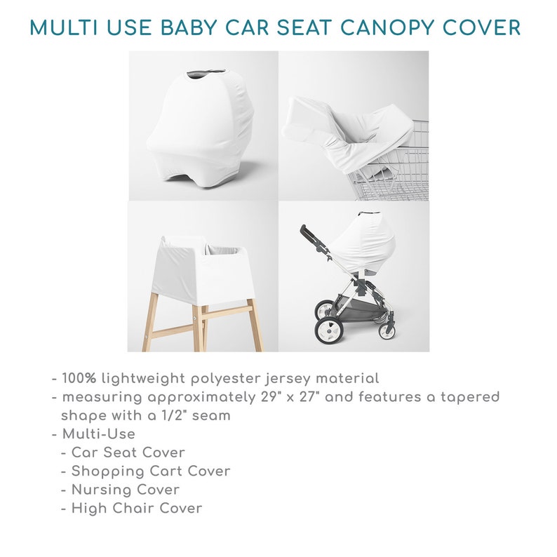 Wolf Baby Car Seat Cover, Animal Baby Carseat Canopy, Cute Car Seat