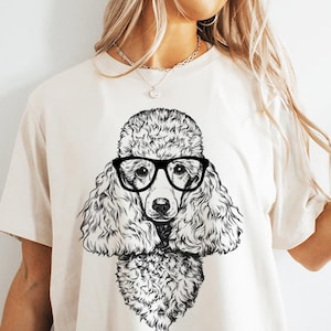 Poodle Shirt, Poodle Mom Sweatshirt, Cute Standard Poodle Gift, Poodle Lover Gift, Funny Dog Dad Gift, Dog Owner Tshirt