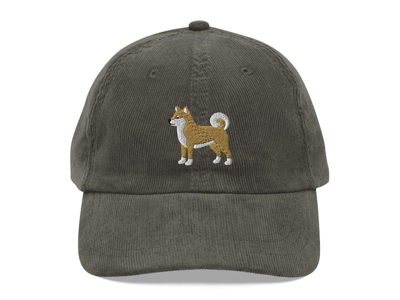 This embroidered Shiba Inu hat is a perfect gift for dog dad, dog mom, Shiba lovers, and dog owner. Whether it's a Shiba Inu beanie, vintage distressed hat, denim hat, corduroy hat or dad hat, it's a cute and funny way to show off your love for your Shiba dog.