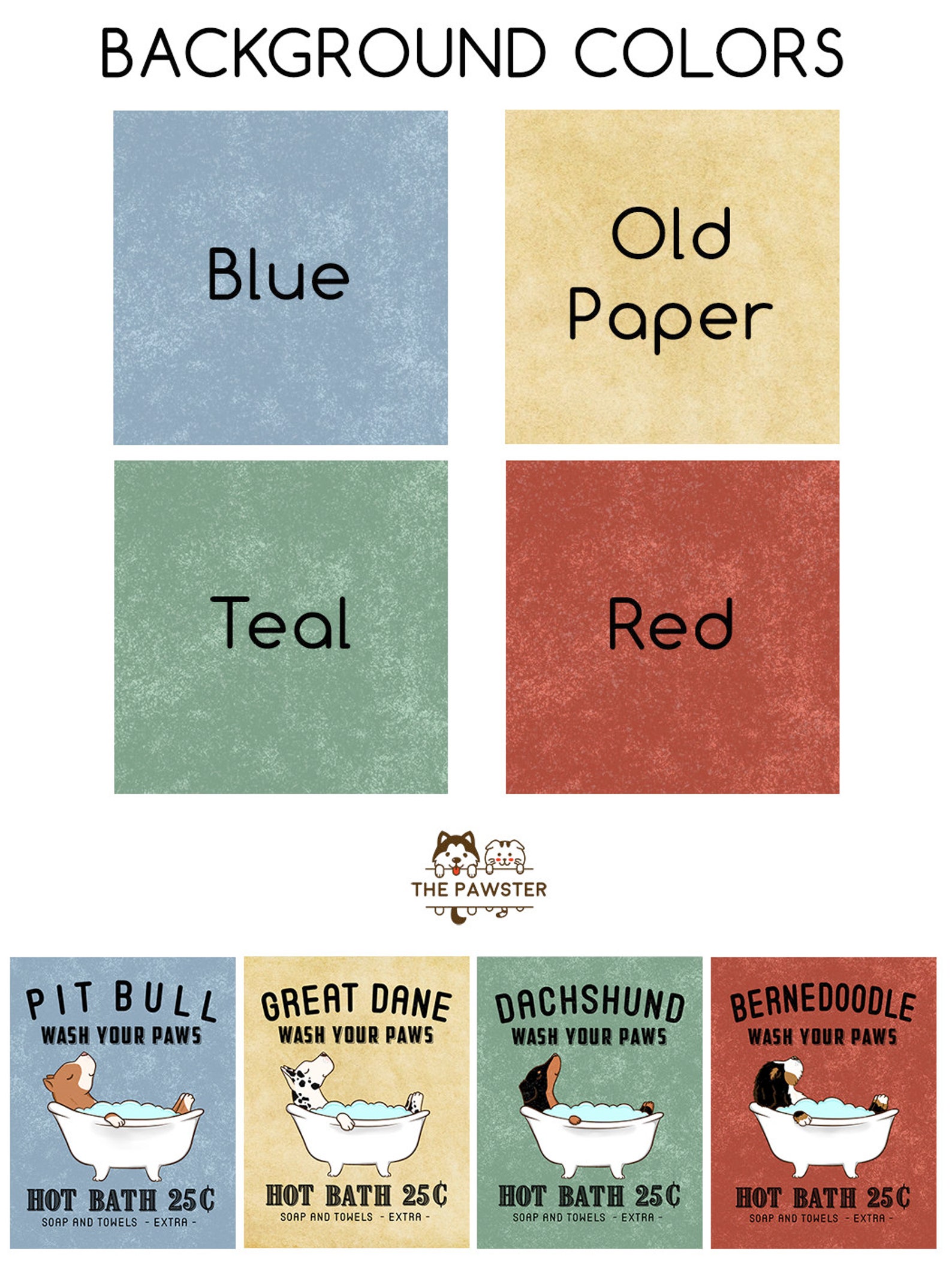 English Bulldog Bathroom Wall Decor Dog Funny Bathroom Art Etsy