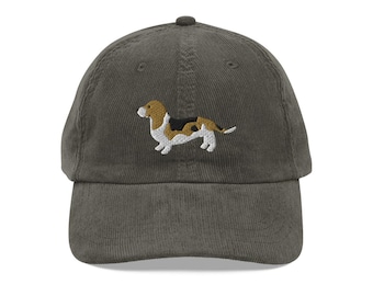 Basset Hound Hat, Basset Hound Beanie, Dog Cap, Dog Embroidered Baseball Hat, Dog Mom Dad Hat, Summer Dog Lover Cap, Fathers Day Gift