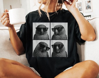 Green Cheek Conure Shirt, Photobooth Conure Parrot Tshirt, Funny Bird Comfort Colors Shirt, Green Cheek Conure Mom Parrot Lover Gifts