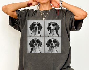 Coonhound Shirt, Photobooth Coonhound Dog Tshirt, Funny Dog Comfort Colors Shirt, Treeing Walker Coonhound Lover Gifts, Dog Mom Gift