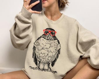 American Robin Shirt, Robin Bird Sweatshirt, Funny Robin Bird Gift, Cute Bird Lover Gifts, Bird Watching Tshirt, Birdwatcher Lover Tee