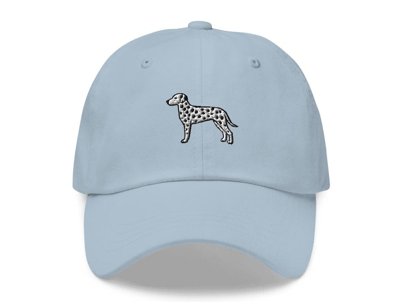 This embroidered Dalmatian hat is a perfect gift for dog dad, dog mom, Dalmatian lovers, and dog owner. Whether it's a Dalmatian beanie, vintage distressed hat, denim hat, corduroy hat or dad hat, it's a cute and funny way to show off your love for your Dalmatian dog.