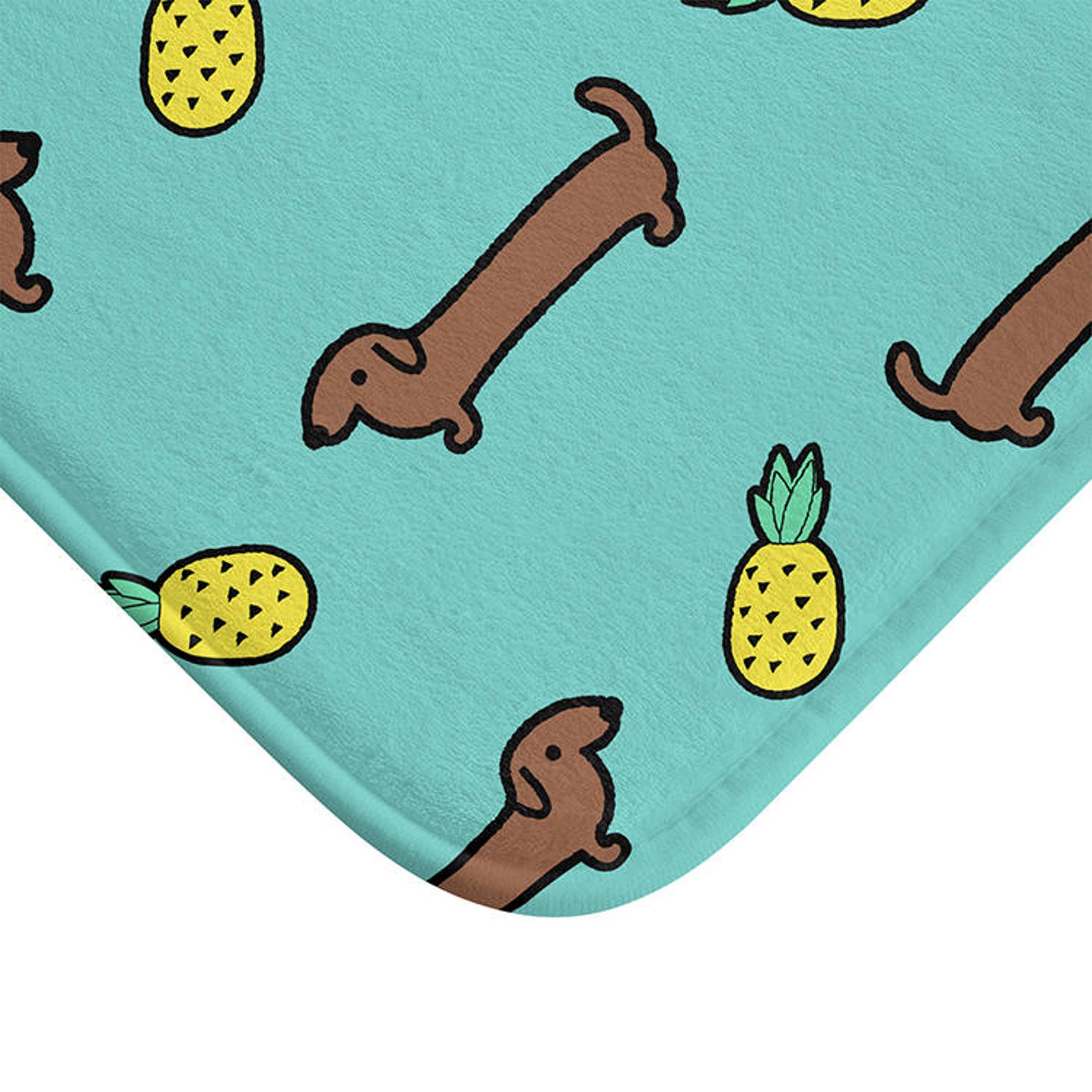Dachshund Weiner Dog Bath Mat Dog Shower Mat Bathroom Decor Etsy