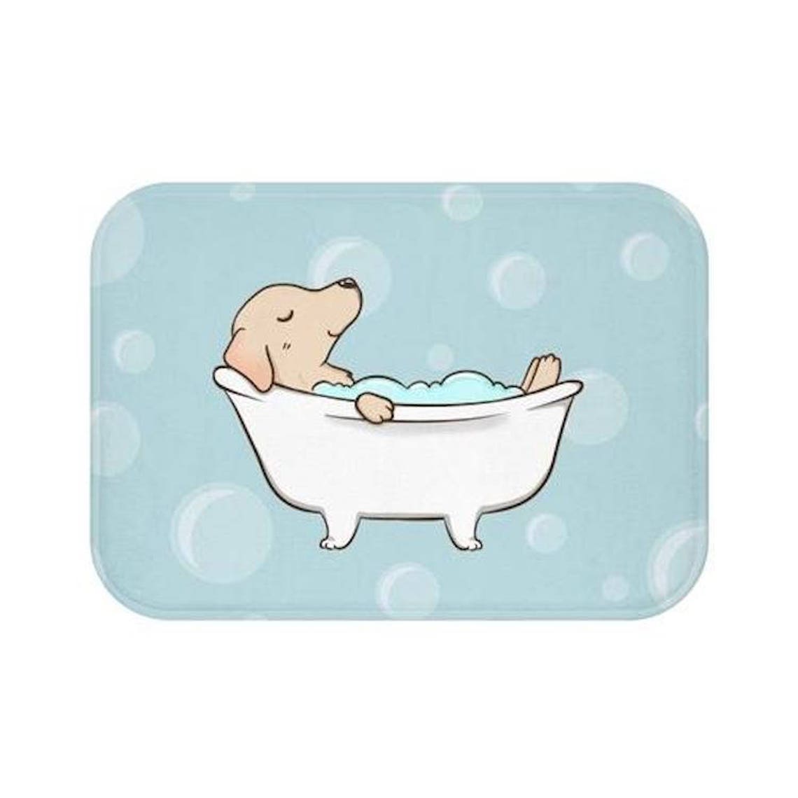 Labrador Retriever Dog Bath Mat Dog Door Mat Floor Mats Etsy