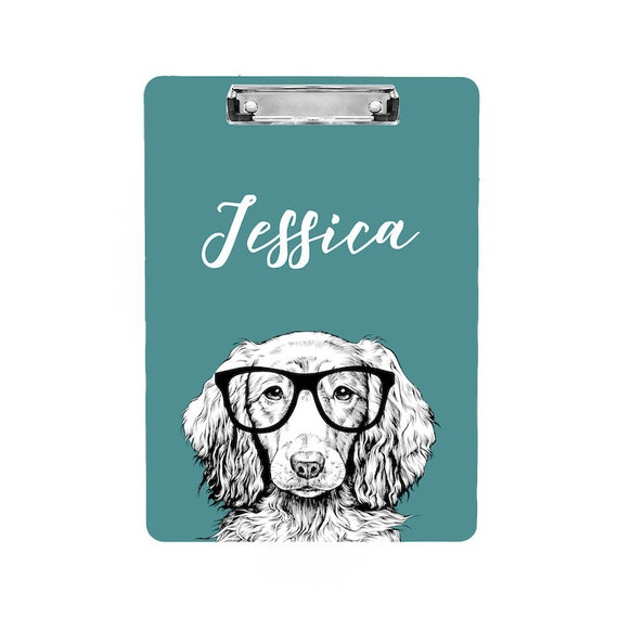 Personalized Rainbow Dachshund Doxie Dog Clipboard Personalized Rainbow Dachshund Doxie Dog Clipboard