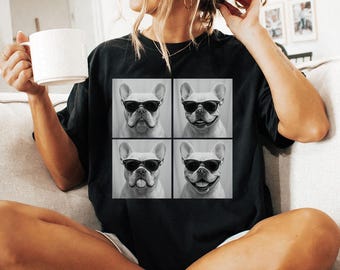French Bulldog Shirt, Photobooth Frenchie Dog Tshirt, Funny Dog Comfort Colors Shirt, Cream Frenchie Lover Gifts, Dog Mom Gift