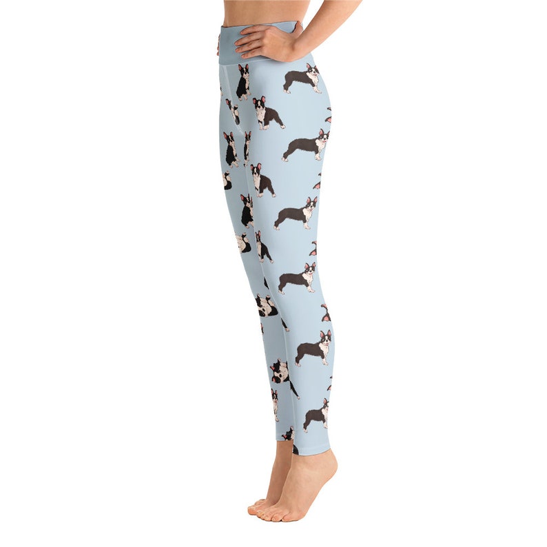 Boston Terrier Leggings Dog Pattern Women Leggings for Gym Etsy
