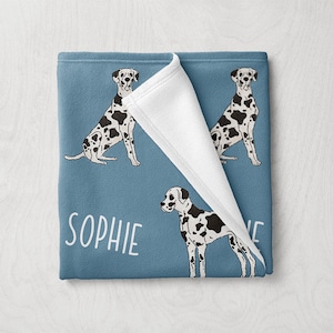 Great Dane Blanket, Custom Name Dog Blanket, Personalized Baby Blanket, Custom Pet Blanket, Dog Themed Gifts, Baby Girl Boy Blanket