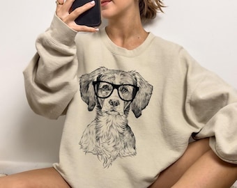 Brittany Spaniel Shirt, Brittany Dog Mom Sweatshirt, French Brittany Gift, Brittany Spaniel Lover Gift, Funny Dog Dad Gift, Dog Owner Tshirt