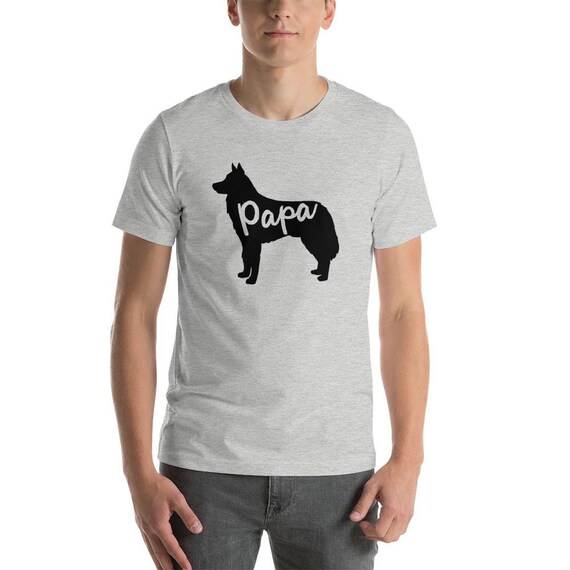 Husky Dog Papa Siberian Husky Dad T Shirt S-5XL