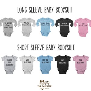 My brother is a Great Dane Baby Bodysuit, Funny Toddler Baby Shirt, Dog Baby Girl Gift, Baby Boy Clothes, Personalized Baby Shower Gift image 2