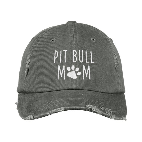 distressed dog mom hat