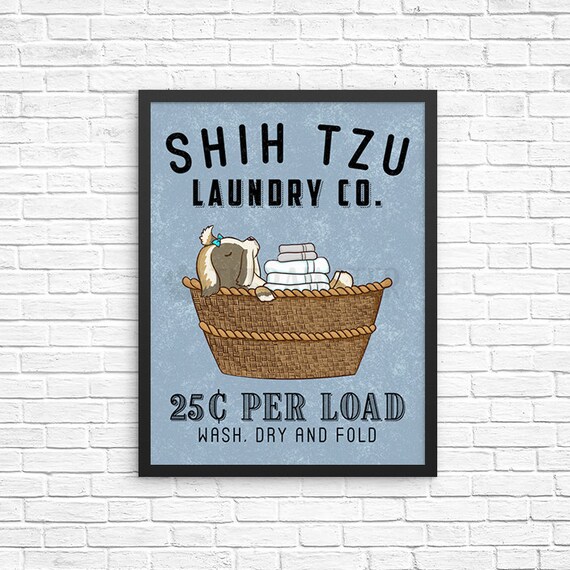 Shih Tzu Laundry Basket Shih Tzu Laundry Basket