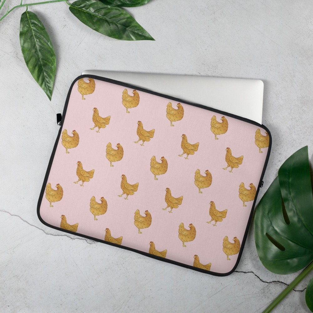 Chicken Laptop Sleeve Cute Laptop Sleeve Macbook Case 13 Etsy