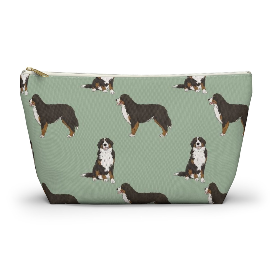 Bernese Mountain Dog Pouch, Pencil Case, Dog Custom Teacher Pencil