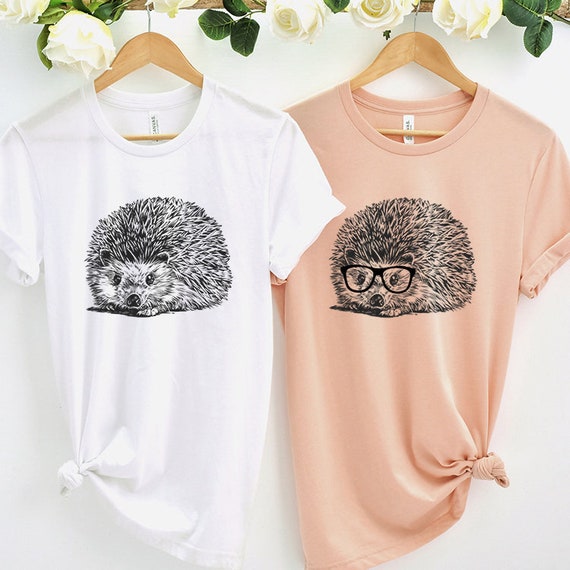 Hedgehog t shirt for ladies Clearance
