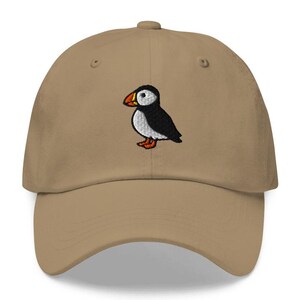 This embroidered Puffin hat is a perfect gift for Bird Watching lover and Sea Parrot lovers. Whether it's a Puffin Bird beanie, vintage distressed hat, denim hat, corduroy hat or dad hat, it's a cute and funny way to show off your love for Puffin Bird.