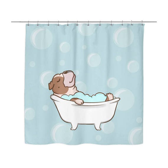 Cute Animals Dog Cat Guinea Pig Funny Quotes Shower Curtain Set Bathroom Decor