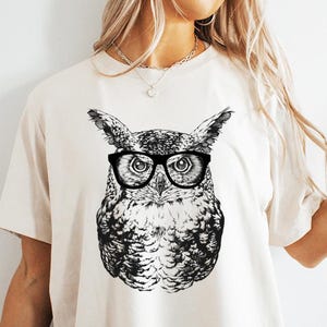 Owl Shirt, Owl Sweatshirt, Cute Owl Lover Gift, Funny Animal Lover Gift, Owl Animal Tshirt