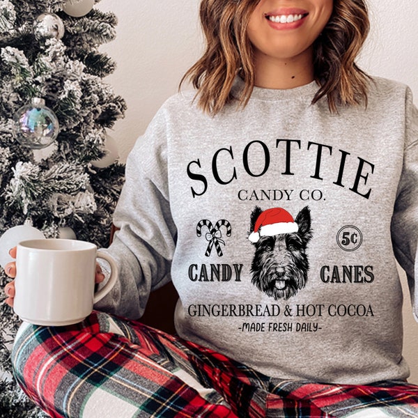 Scottie Dog Sweater Etsy