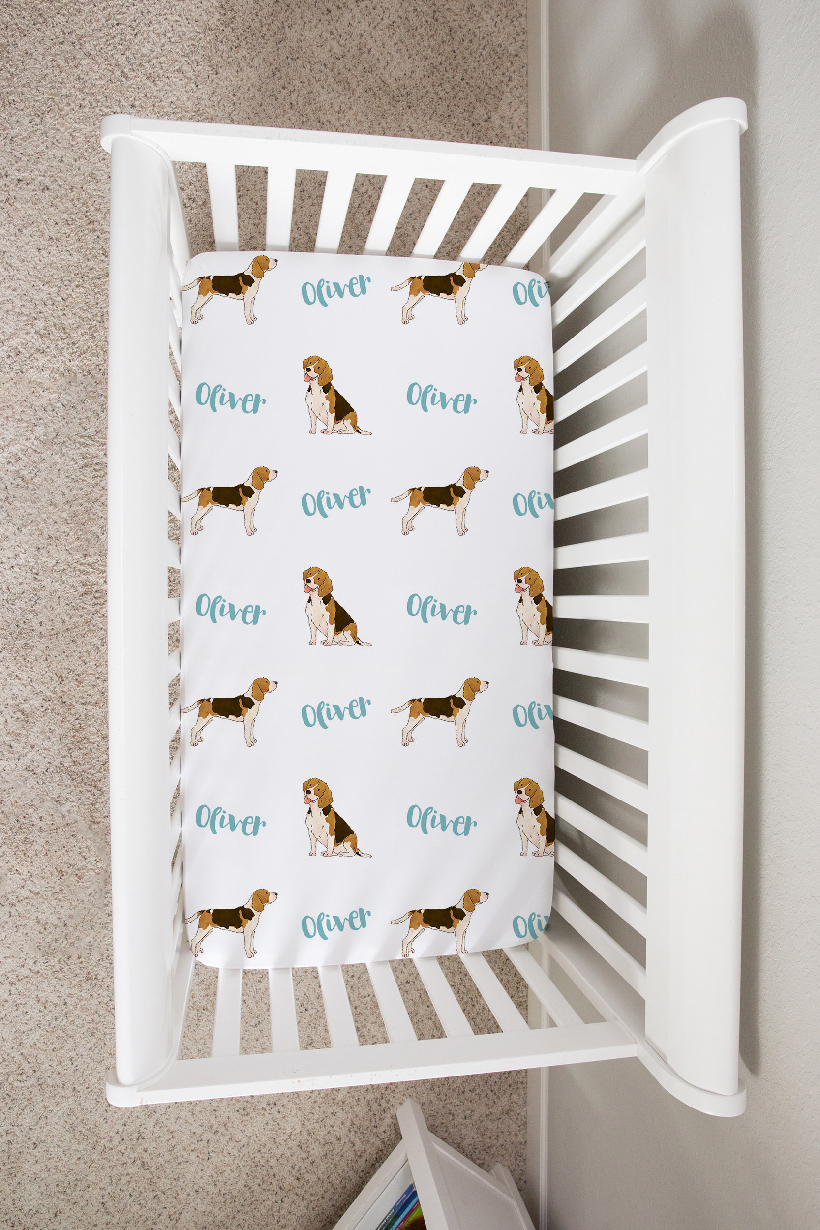 personalized mini crib sheets