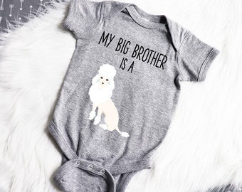 Q98BABY Baby Infant Toddler Long Sleeve Baby Clothes Proud Mom of A Poodle Print Jumpsuit 