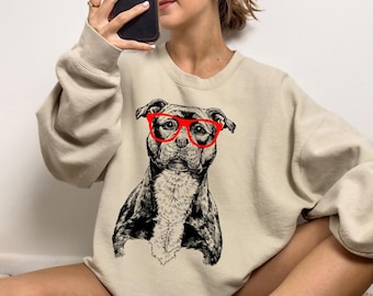 Staffordshire Staffy Shirt, Staffie Mom Sweatshirt, Cute Staffordshire Bull Terrier Lover Gift, Funny Dog Dad Gift, Dog Owner Tshirt