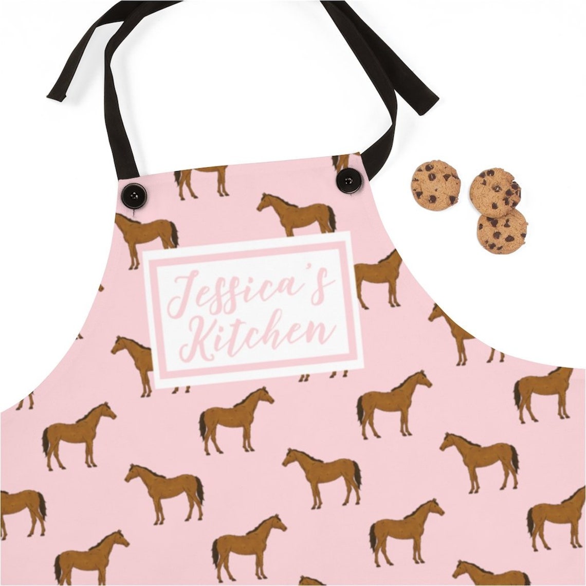 Custom Apron Horse Aprons Farm Animal Personalized Cooking Etsy