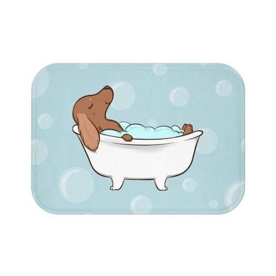 Dachshund Wiener Dog Bath Mat Dog Door Mat Floor Mats 