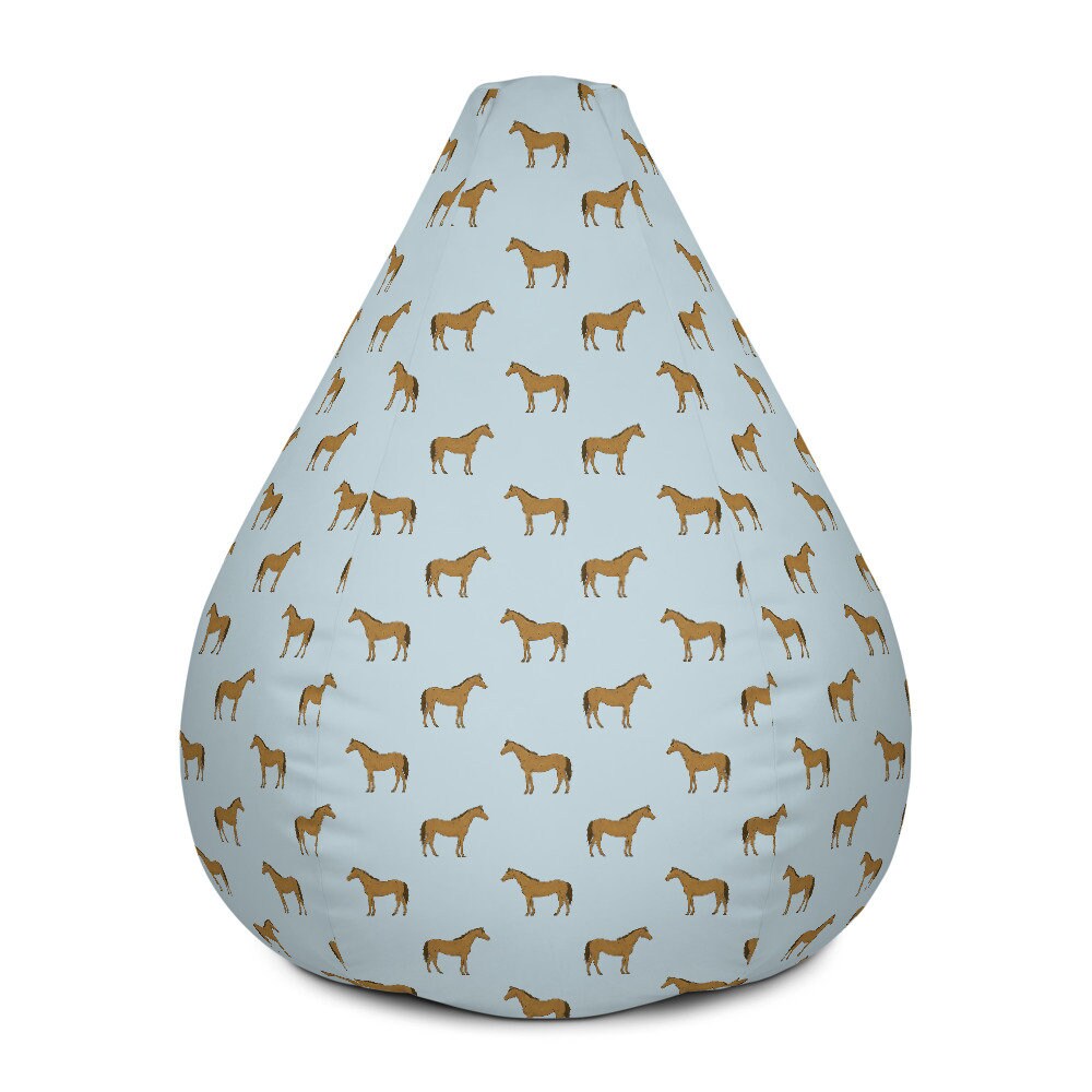 Horse Bean Bag Cover Farm Animal Lover Beanbag Chair Cover Etsy