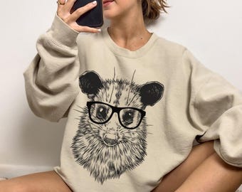 Opossum Shirt, Possum Sweatshirt, Funny Opossum Gift, Cute Opossum Lover Gifts, Opossum Tshirt, Animal Lover Tee